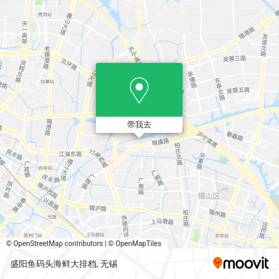 盛阳鱼码头海鲜大排档地图