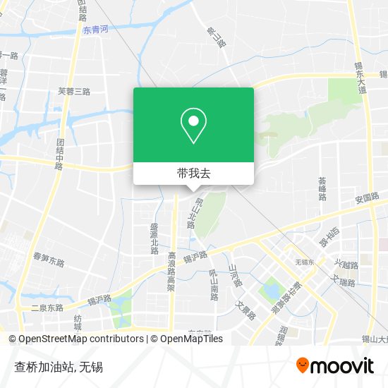 查桥加油站地图