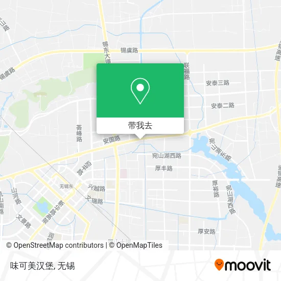 味可美汉堡地图