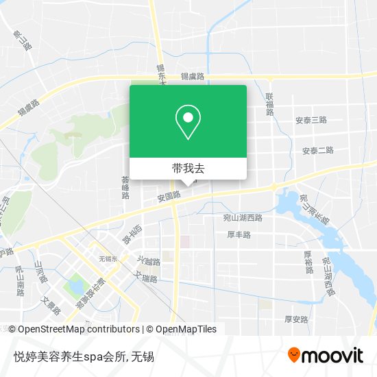 悦婷美容养生spa会所地图