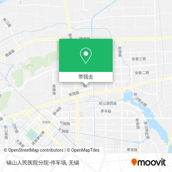 锡山人民医院分院-停车场地图