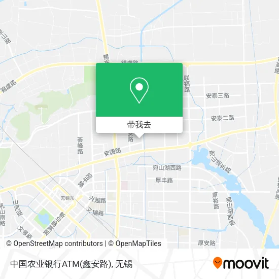 中国农业银行ATM(鑫安路)地图
