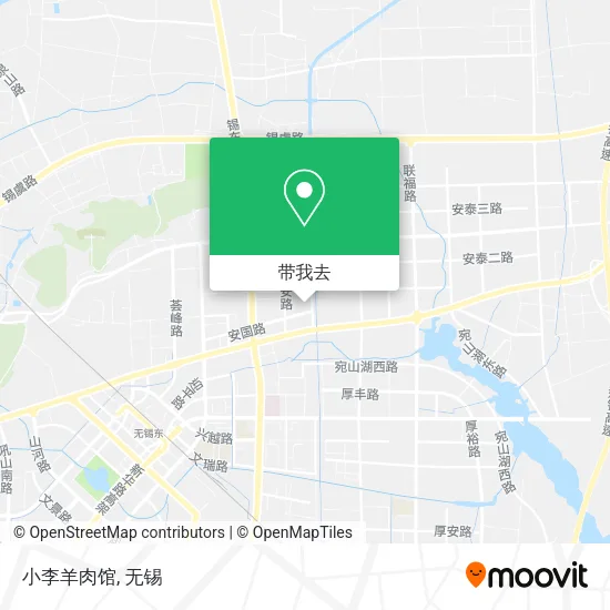 小李羊肉馆地图