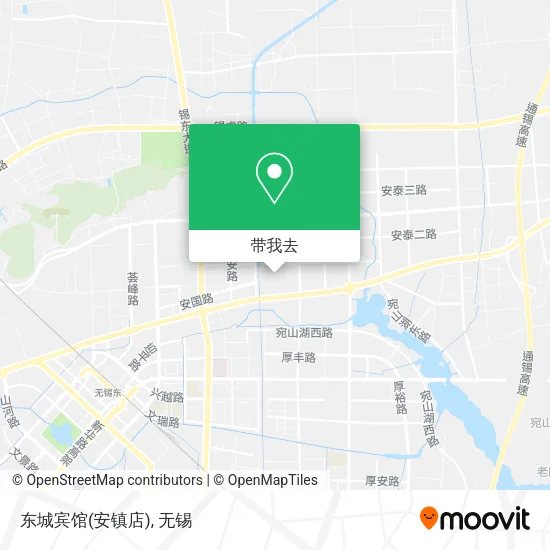 东城宾馆(安镇店)地图