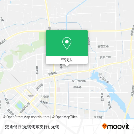交通银行(无锡锡东支行)地图