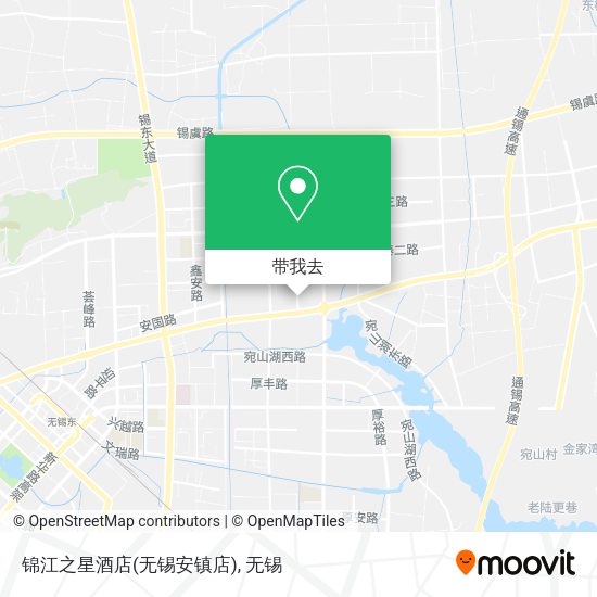 锦江之星酒店(无锡安镇店)地图