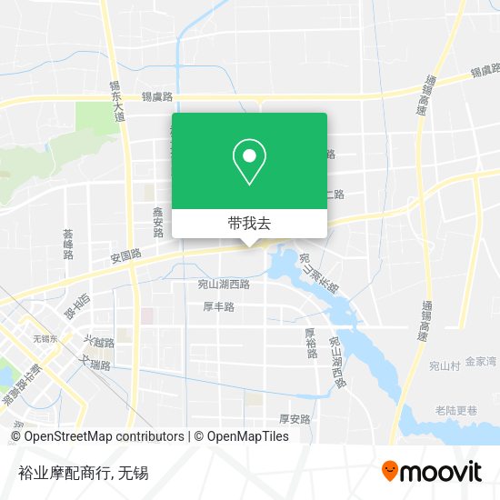 裕业摩配商行地图