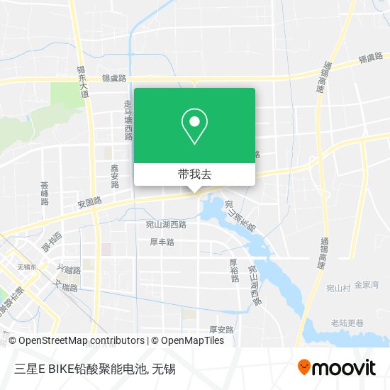 三星E BIKE铅酸聚能电池地图