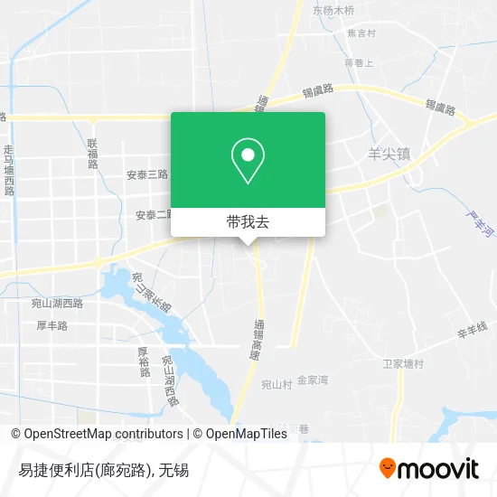 易捷便利店(廊宛路)地图