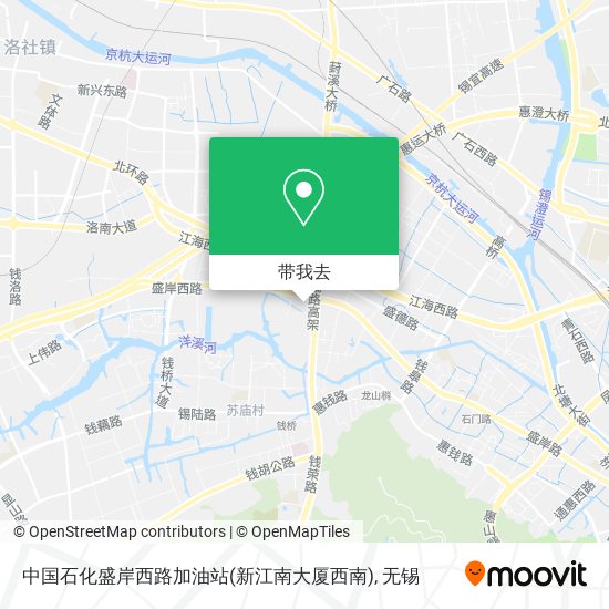 中国石化盛岸西路加油站(新江南大厦西南)地图