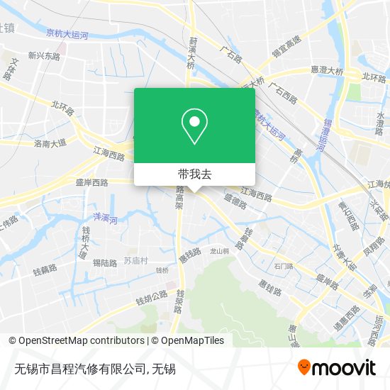 无锡市昌程汽修有限公司地图