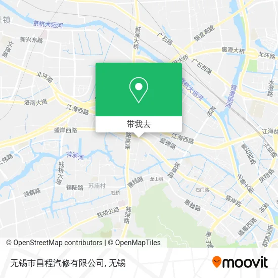 无锡市昌程汽修有限公司地图