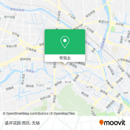 盛岸花园-西区地图