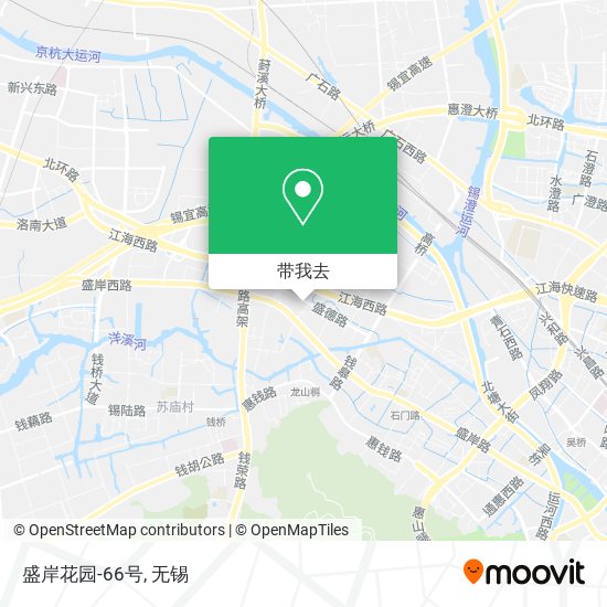 盛岸花园-66号地图
