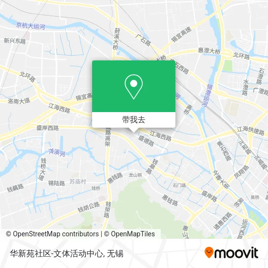 华新苑社区-文体活动中心地图