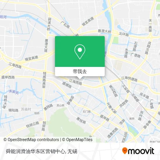 舜能润滑油华东区营销中心地图