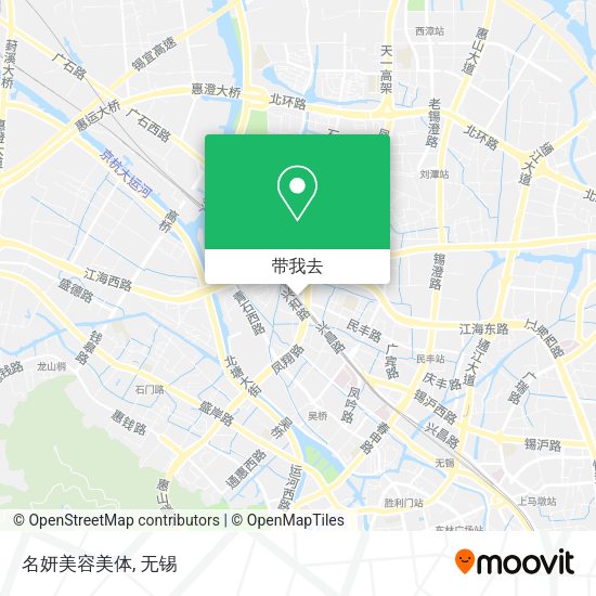 名妍美容美体地图