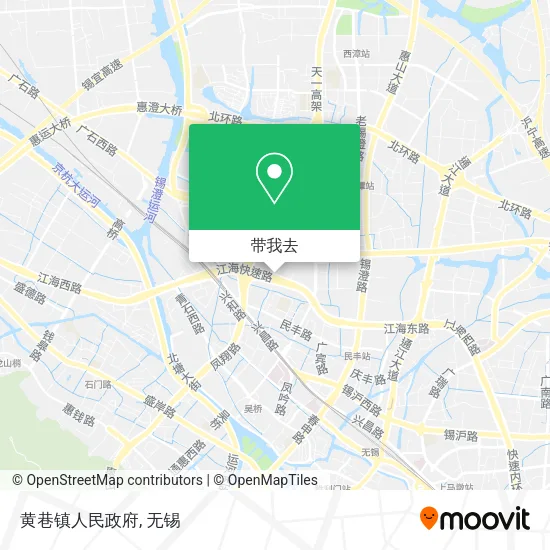 黄巷镇人民政府地图