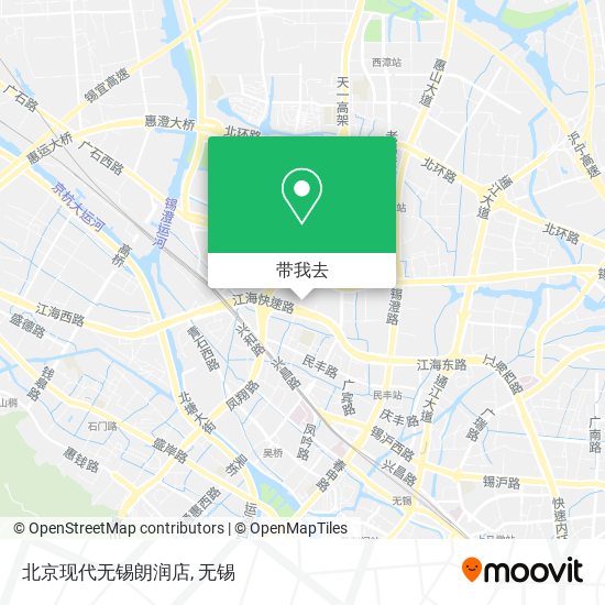 北京现代无锡朗润店地图