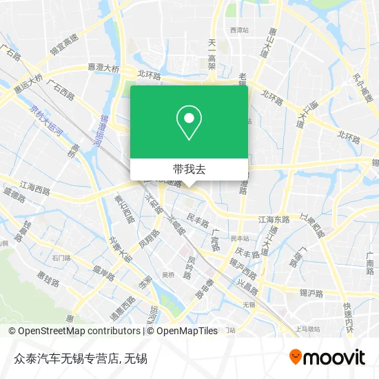 众泰汽车无锡专营店地图