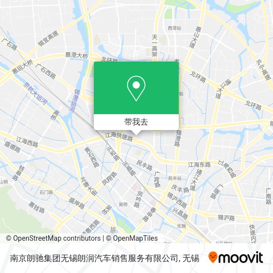 南京朗驰集团无锡朗润汽车销售服务有限公司地图