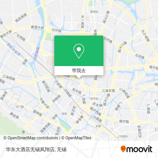华东大酒店无锡凤翔店地图