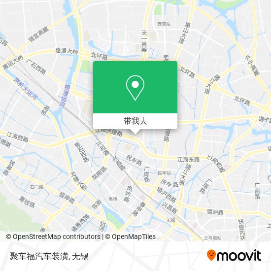 聚车福汽车装潢地图