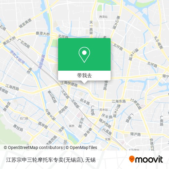 江苏宗申三轮摩托车专卖(无锡店)地图