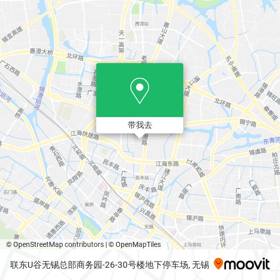 联东U谷无锡总部商务园-26-30号楼地下停车场地图