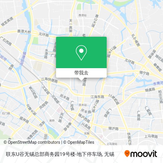 联东U谷无锡总部商务园19号楼-地下停车场地图