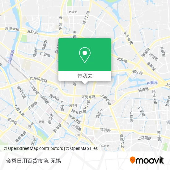 金桥日用百货市场地图