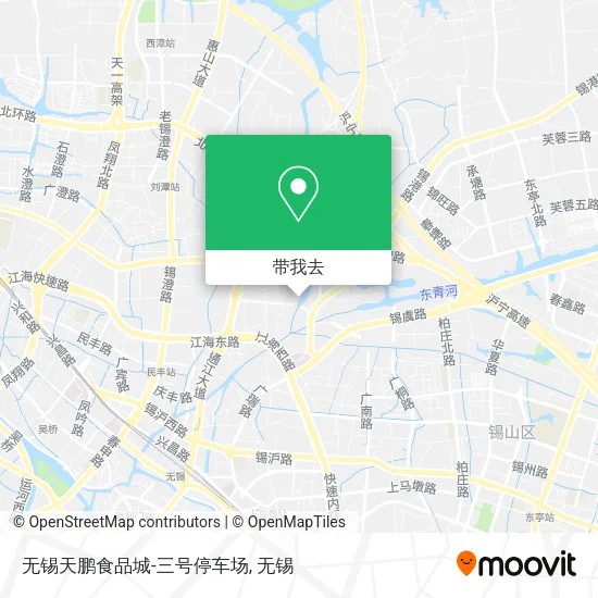 无锡天鹏食品城-三号停车场地图