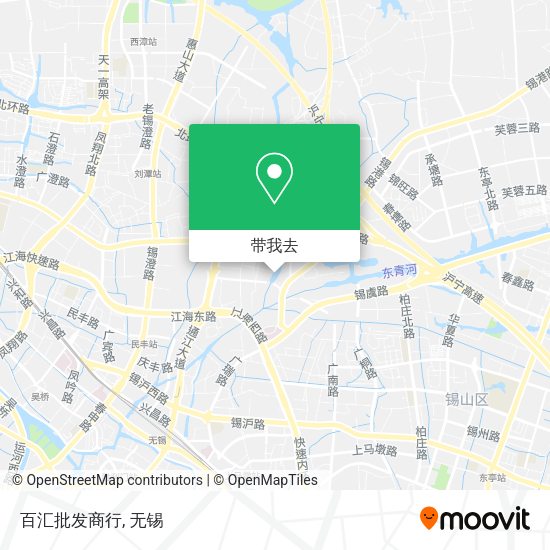 百汇批发商行地图
