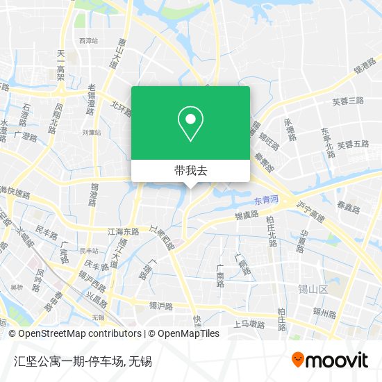 汇坚公寓一期-停车场地图