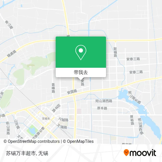 苏锡万丰超市地图