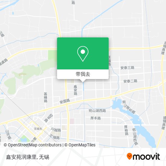 鑫安苑润康里地图