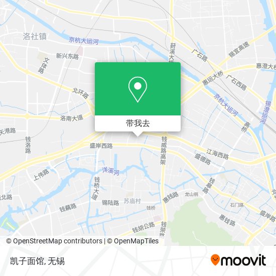 凯子面馆地图