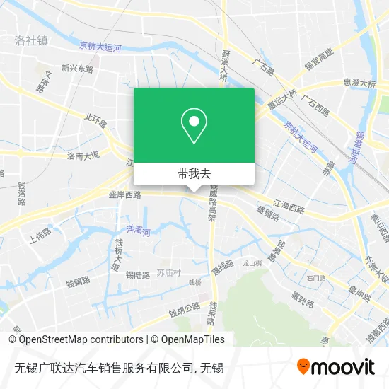 无锡广联达汽车销售服务有限公司地图