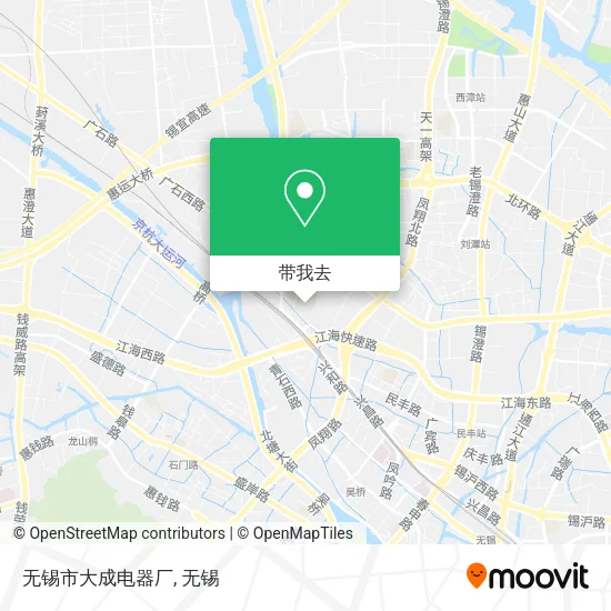 无锡市大成电器厂地图
