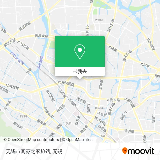 无锡市闽苏之家旅馆地图