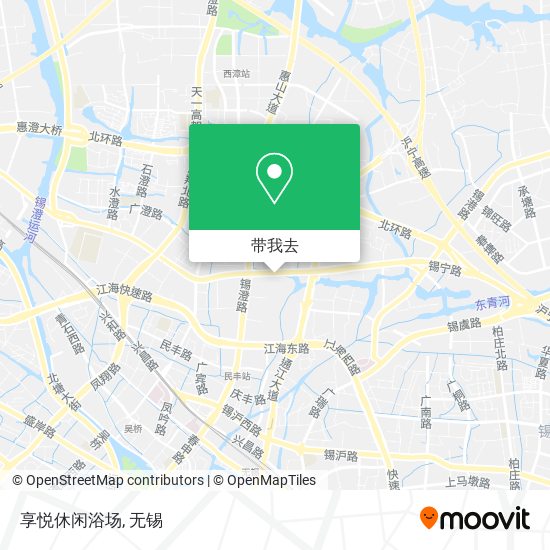 享悦休闲浴场地图