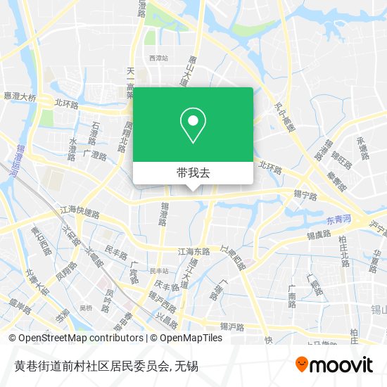 黄巷街道前村社区居民委员会地图