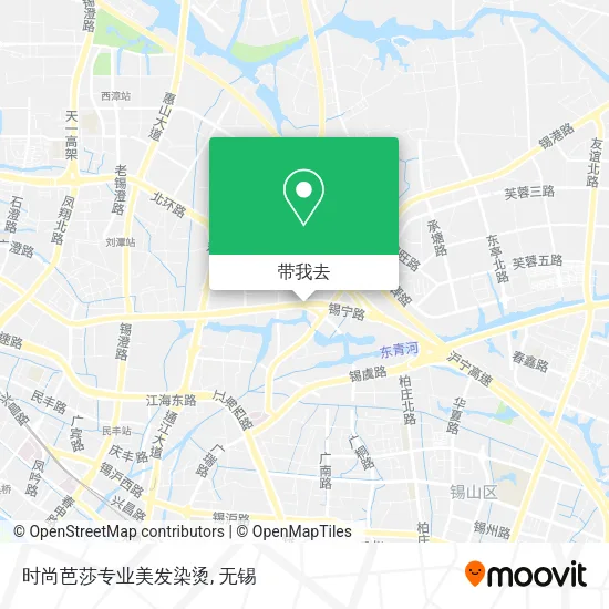 时尚芭莎专业美发染烫地图