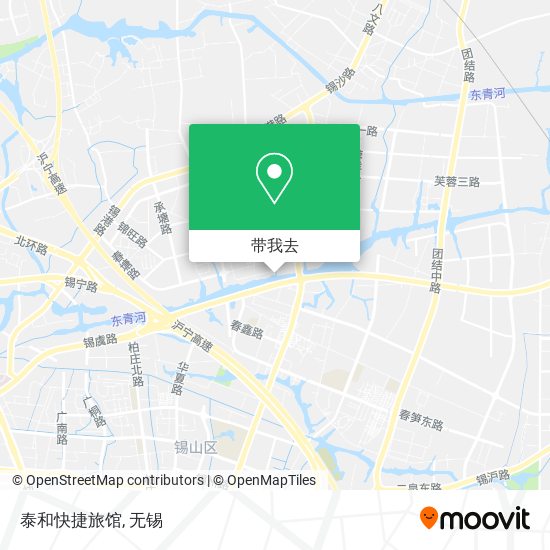 泰和快捷旅馆地图