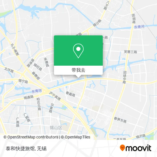 泰和快捷旅馆地图
