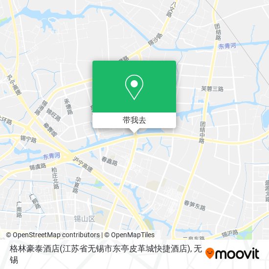 格林豪泰酒店(江苏省无锡市东亭皮革城快捷酒店)地图