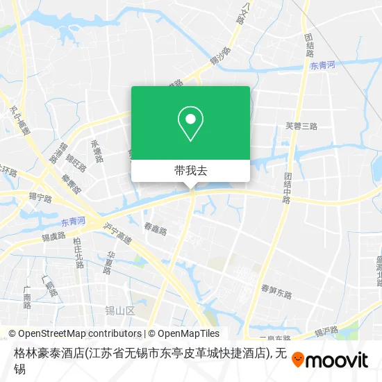 格林豪泰酒店(江苏省无锡市东亭皮革城快捷酒店)地图