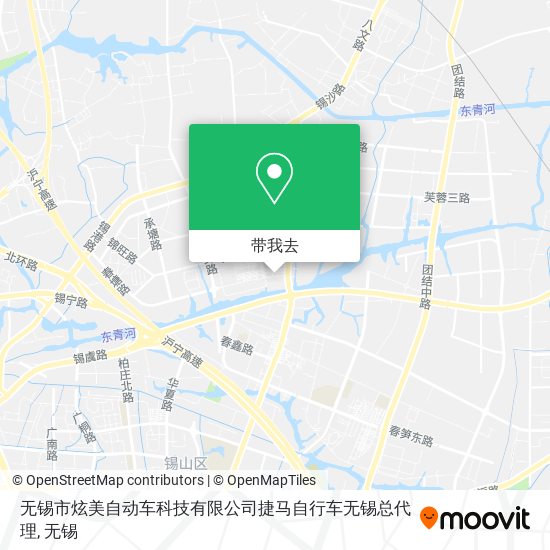 无锡市炫美自动车科技有限公司捷马自行车无锡总代理地图