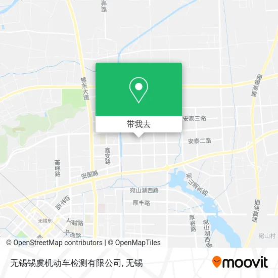 无锡锡虞机动车检测有限公司地图