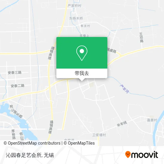 沁园春足艺会所地图